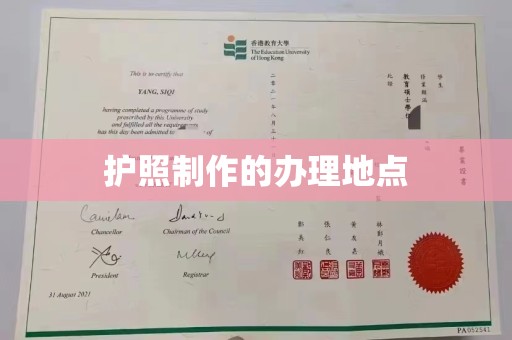 平阴护照制作的办理地点