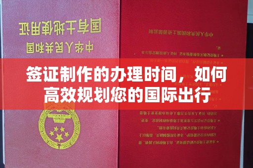 平阴签证制作的办理时间，如何高效规划您的国际出行