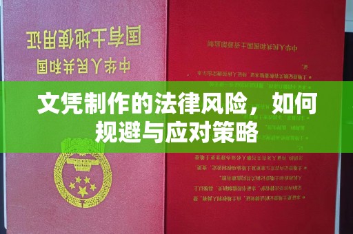 平阴文凭制作的法律风险，如何规避与应对策略