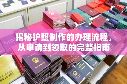 平阴揭秘护照制作的办理流程，从申请到领取的完整指南